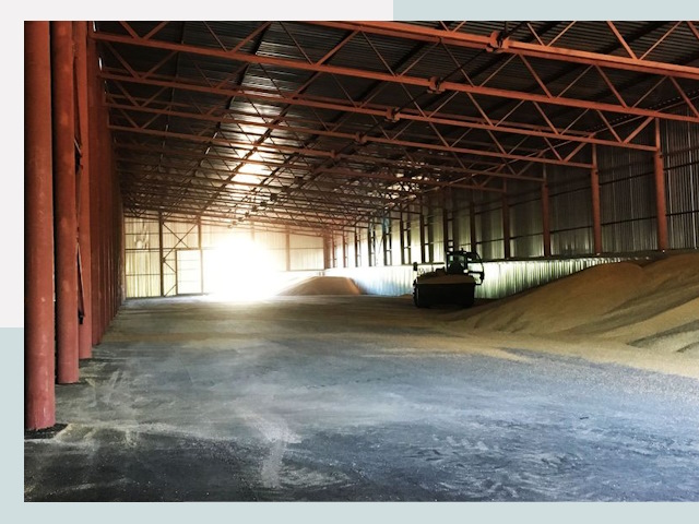 Строительство зернохранилищ в Курске