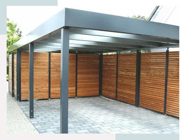 Навесы для парковки в Курске