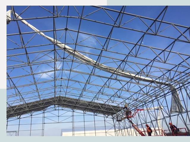 Шатровые ангары от 625 руб. в Курске и Курской области