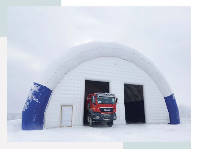 Мобильные ангары в Курске