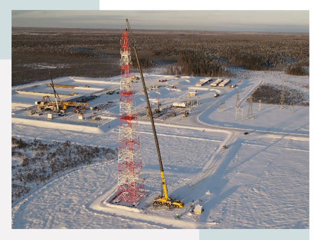 Мачты связи в Курске