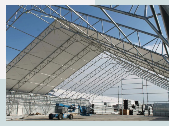 Каркасно-тентовые сооружения от СтальСтрой-Кус по цене 625 руб.