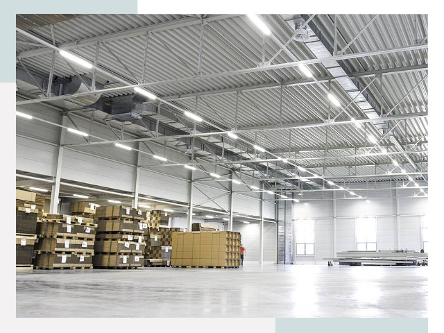 Освещение ангаров в Курске