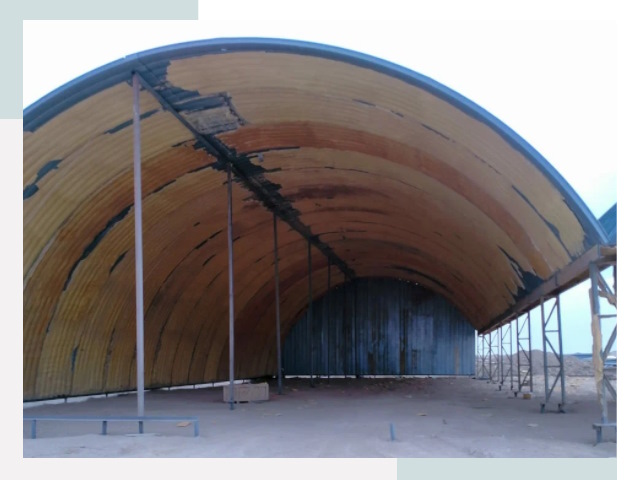 Реконструкция ангаров в Курске