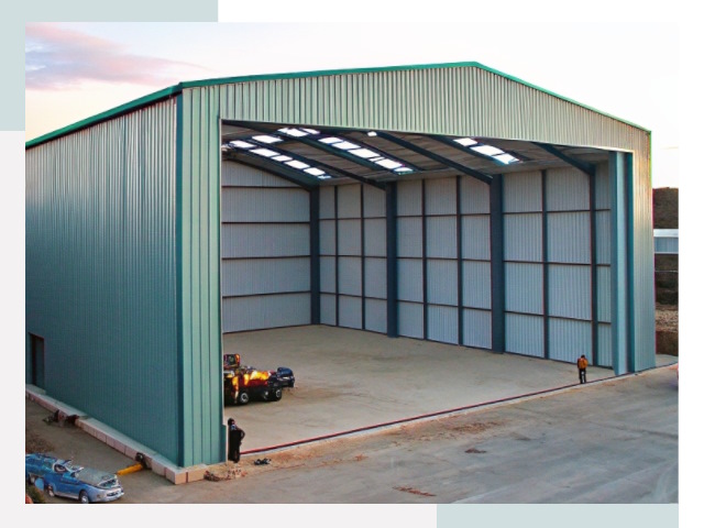 Строительство ангаров в Курске